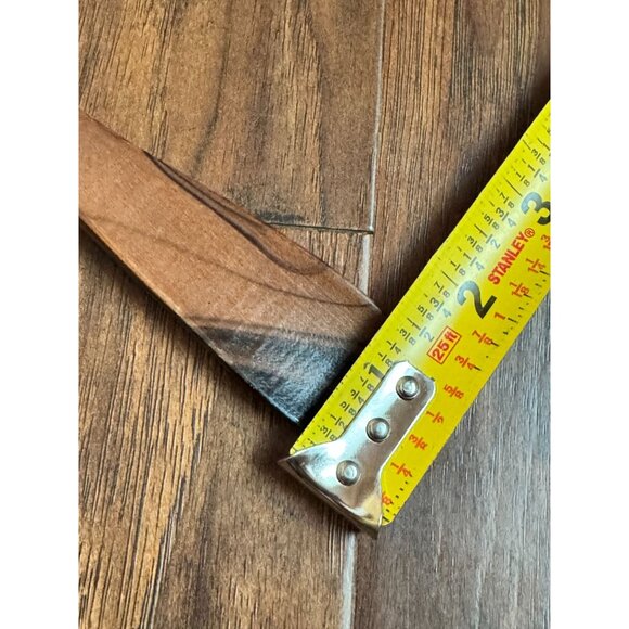 Vintage 1940s Handcrafted Wooden Fish Shoe Horn clothes Brush Black Bristles - Picture 3 of 5